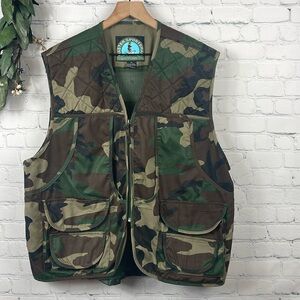 MASTER SPORTSMAN Rugged Outdoor Gear Gamebag Camo Vest size XL